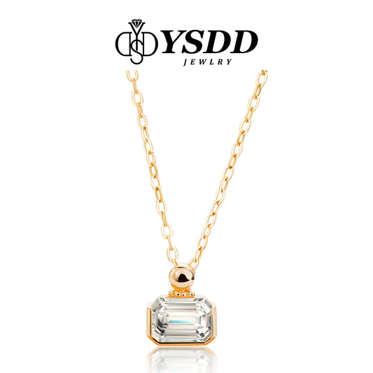 【#67】925 Sterling Silver Moissanite Necklace